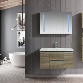 Mobile Arredo Bagno Venice 90 cm Spazioso + Colonna Arredo