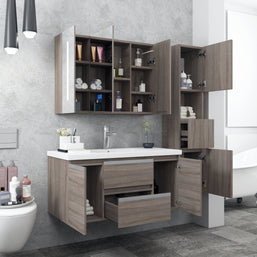 Mobile Arredo Bagno Venice 90 cm Spazioso + Colonna Arredo