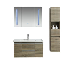 Mobile Arredo Bagno Venice 90 cm Spazioso + Colonna Arredo