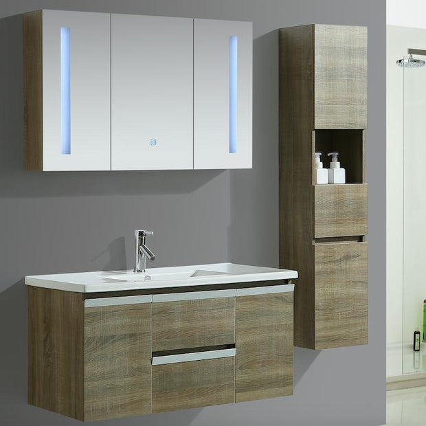 Mobile Arredo Bagno Venice 100 cm Spazioso + Colonna Arredo