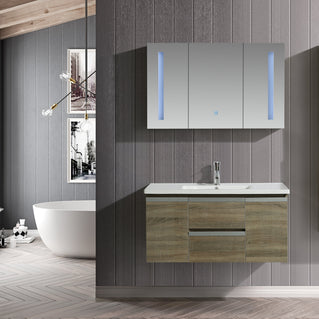 Mobile Arredo Bagno Venice 100 cm Spazioso + Colonna Arredo