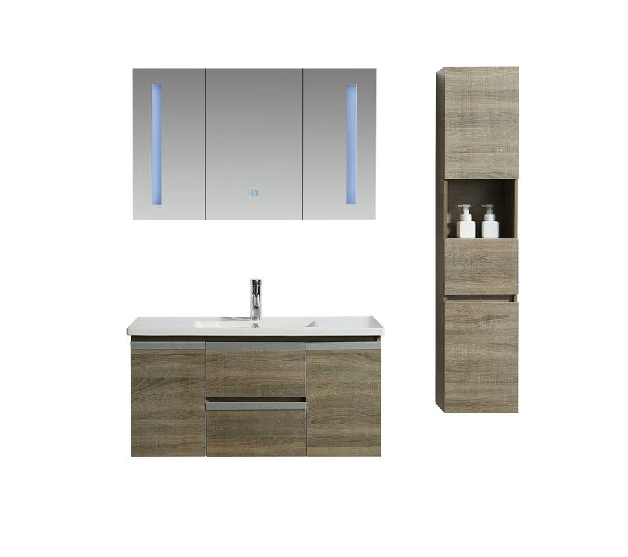 Mobile Arredo Bagno Venice 100 cm Spazioso + Colonna Arredo