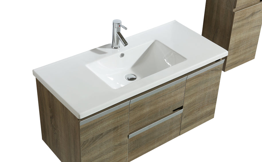 Mobile Arredo Bagno Venice 100 cm Spazioso + Colonna Arredo