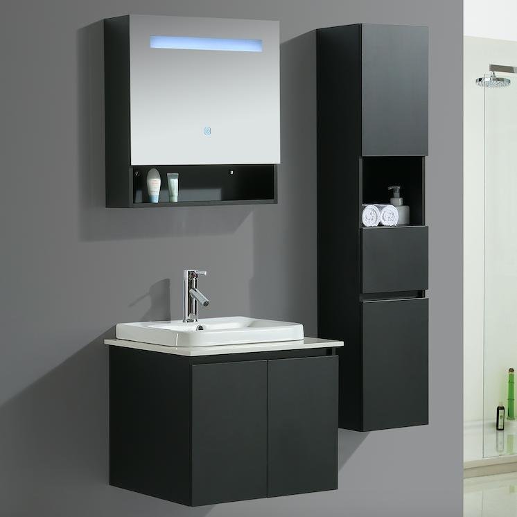 Mobile Arredo Bagno Tokyo 60 cm Moderno + Colonna Arredo