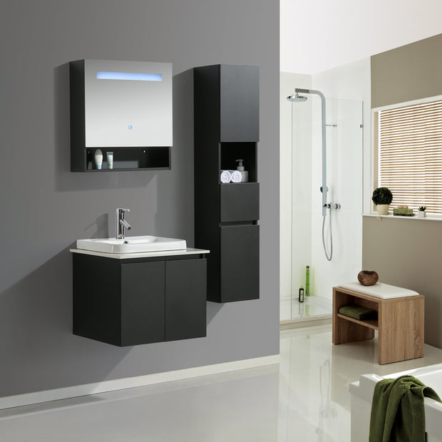 Mobile Arredo Bagno Tokyo 60 cm Moderno + Colonna Arredo