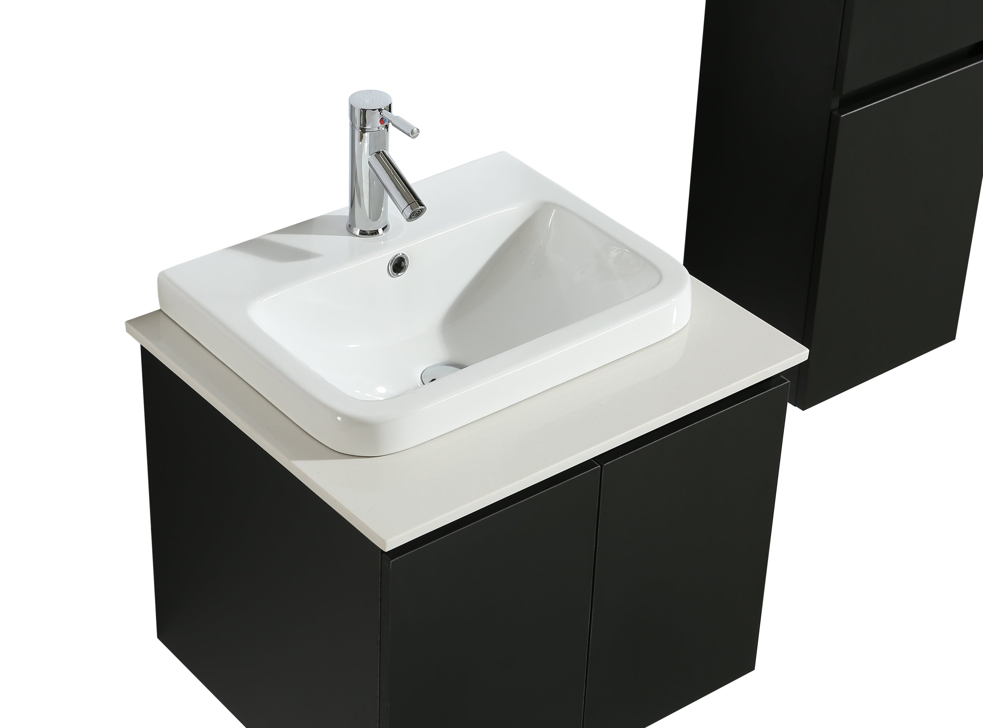 Mobile Arredo Bagno Tokyo 60 cm Moderno + Colonna Arredo