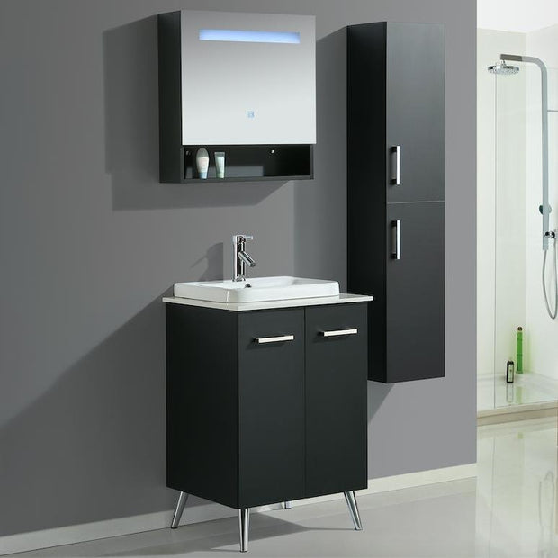 Mobile Arredo Bagno Space England 60 cm Moderno + Colonna Arredo