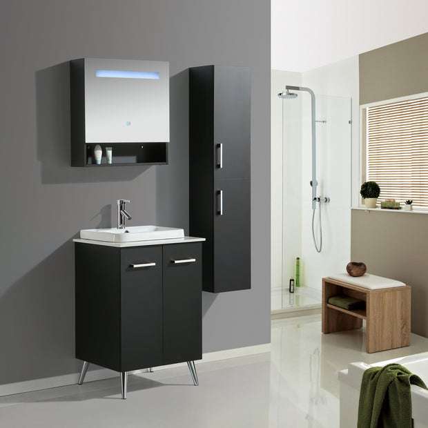 Mobile Arredo Bagno Space England 60 cm Moderno + Colonna Arredo