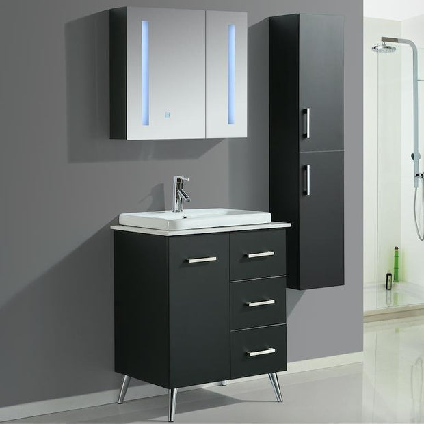 Mobile Arredo Bagno Space England 70 cm Moderno + Colonna Arredo