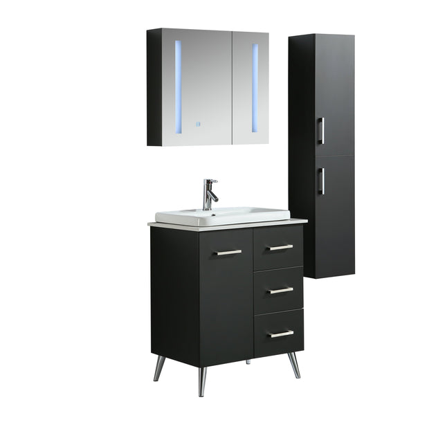Mobile Arredo Bagno Space England 70 cm Moderno + Colonna Arredo