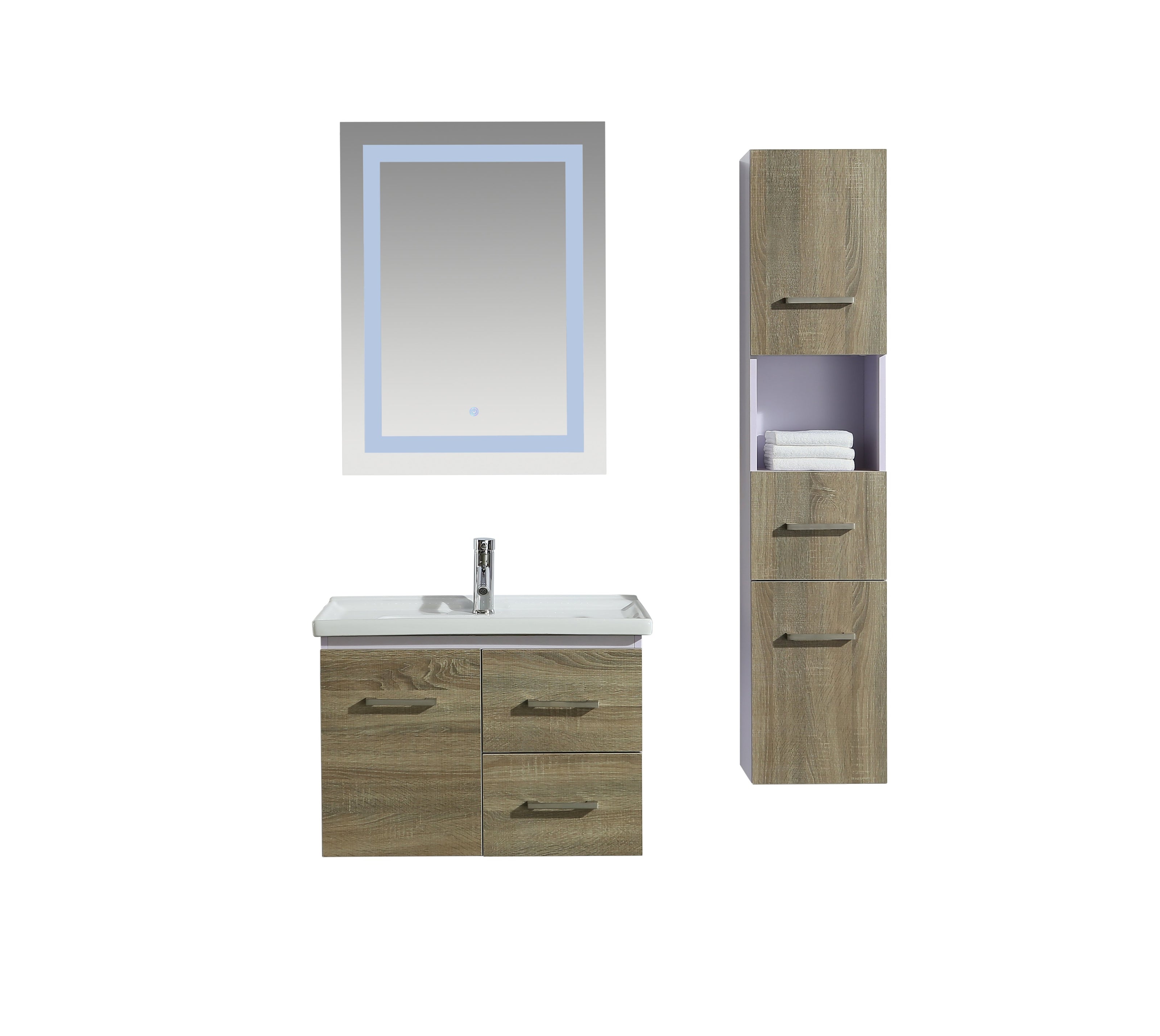 Mobile Arredo Bagno Istambul 70 cm Spazioso + Colonna Arredo