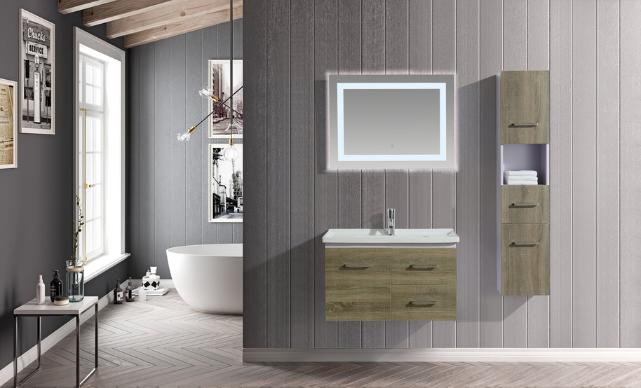 Mobile Arredo Bagno Istambul 80 cm Spazioso + Colonna Arredo