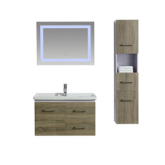 Mobile Arredo Bagno Istambul 80 cm Spazioso + Colonna Arredo