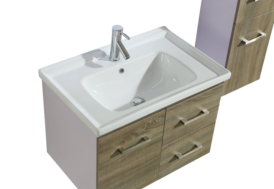 Mobile Arredo Bagno Istambul 80 cm Spazioso + Colonna Arredo
