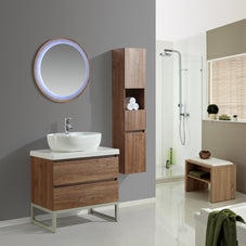 Mobile Arredo Bagno Paris 80 cm Moderno + Colonna Arredo