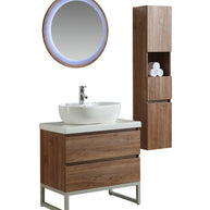 Mobile Arredo Bagno Paris 90 cm Moderno + Colonna Arredo