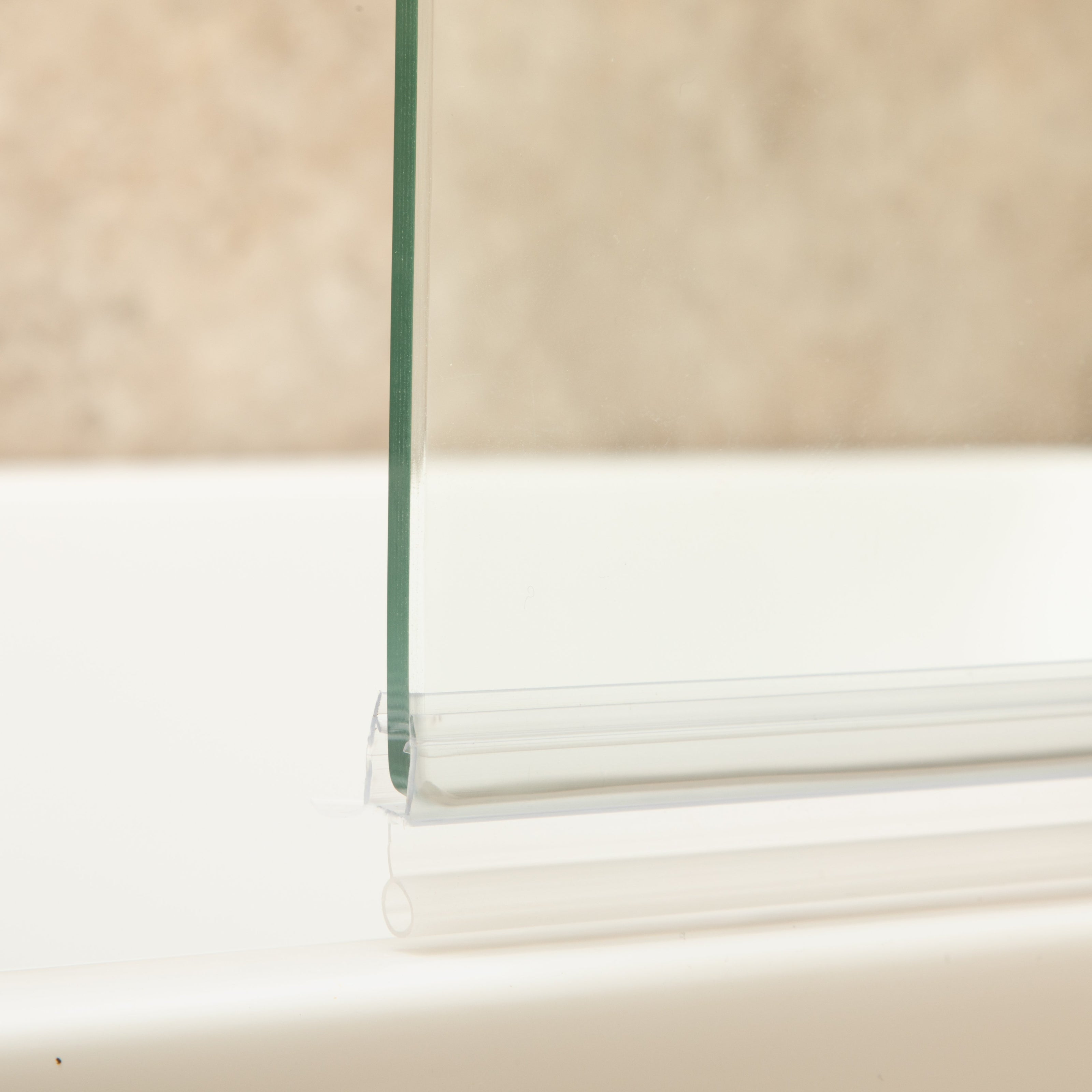 Parete vasca in Vetro da 100cm Spessore 8mm Reversibile Girabile Pieghevole