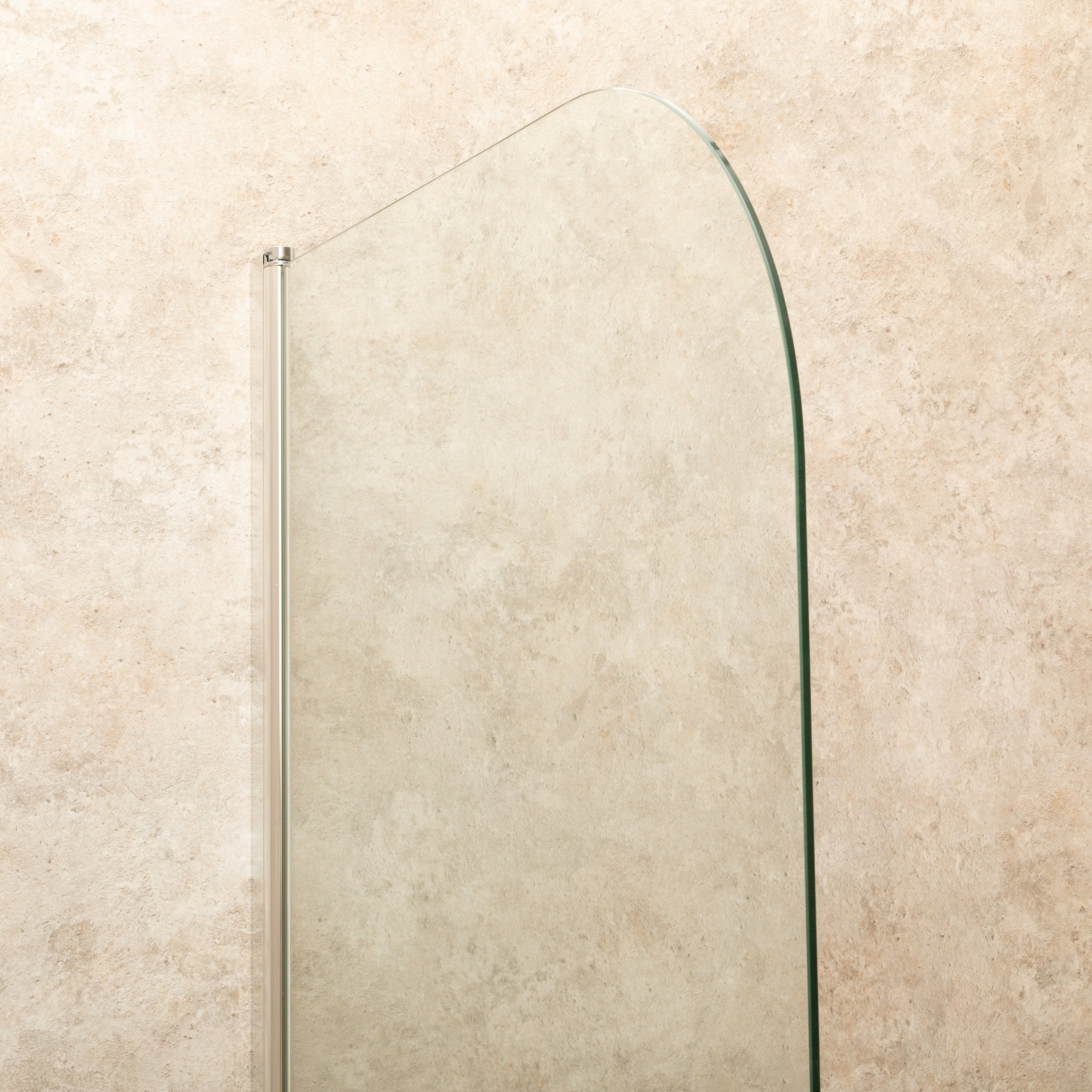 Parete vasca in Vetro da 100cm Spessore 8mm Reversibile Girabile Pieghevole