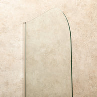 Parete vasca in Vetro da 100cm Spessore 8mm Reversibile Girabile Pieghevole