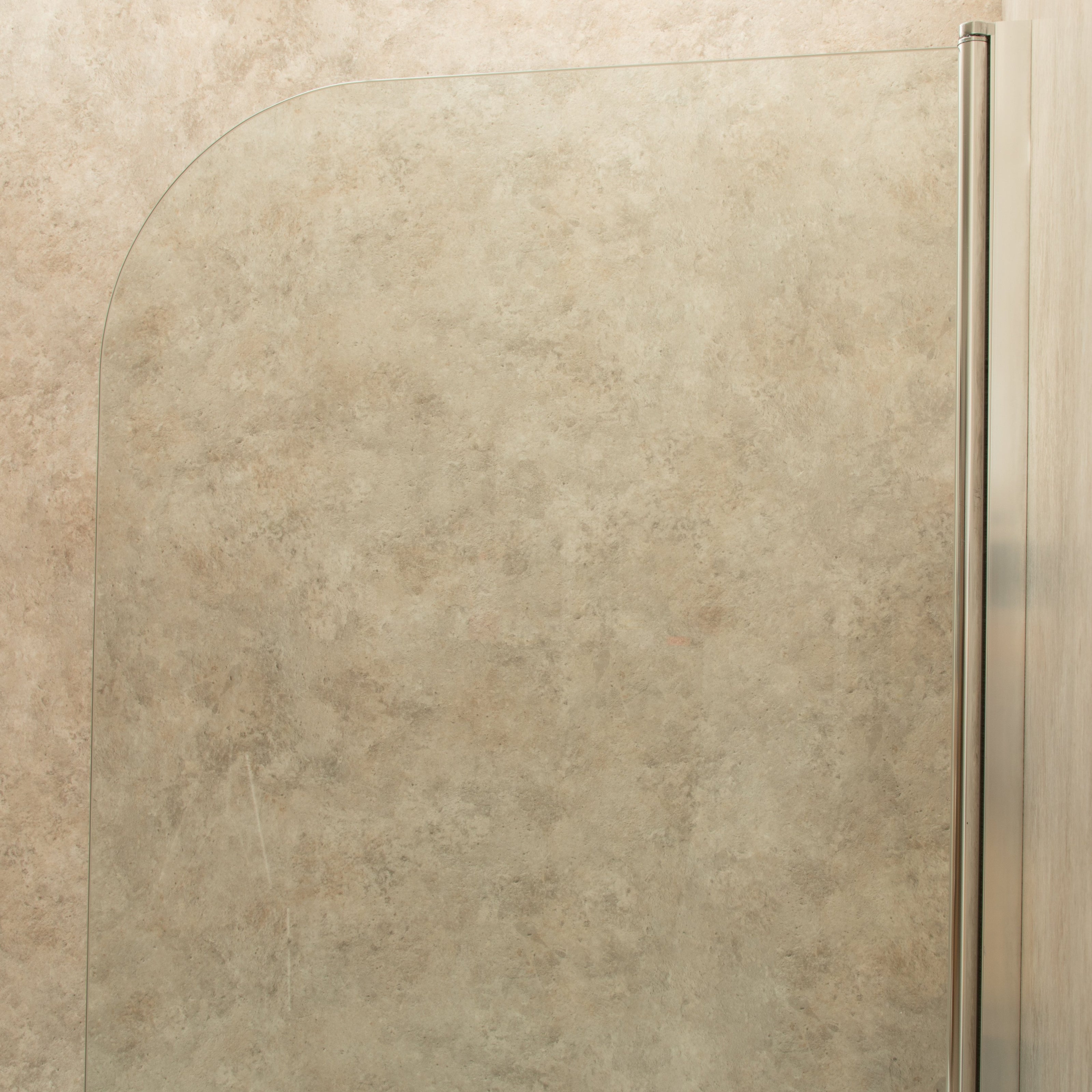 Parete vasca in Vetro da 100cm Spessore 8mm Reversibile Girabile Pieghevole