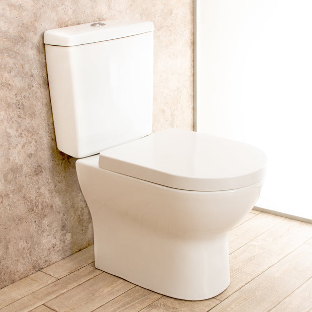 WC con Cassetta Esterna Comfort con Scarico a Pavimento L36xP68xA79cm
