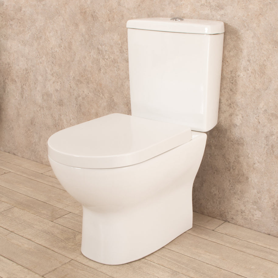 WC con Cassetta Esterna Comfort con Scarico a Pavimento L36xP68xA79cm