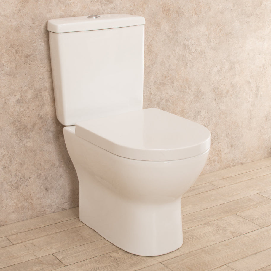 WC con Cassetta Esterna Comfort con Scarico a Pavimento L36xP68xA79cm