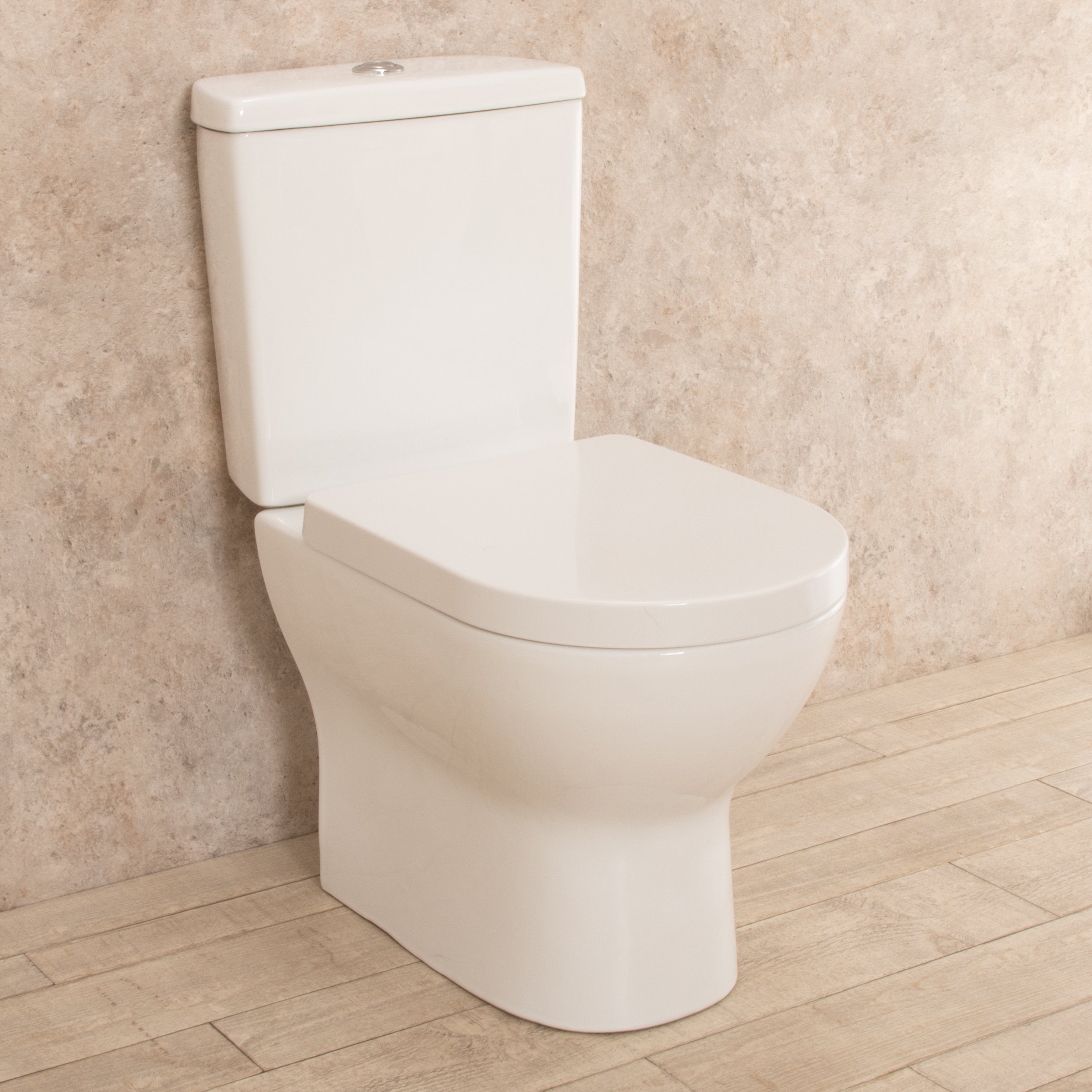 WC con Cassetta Esterna Comfort con Scarico a Pavimento L36xP68xA79cm