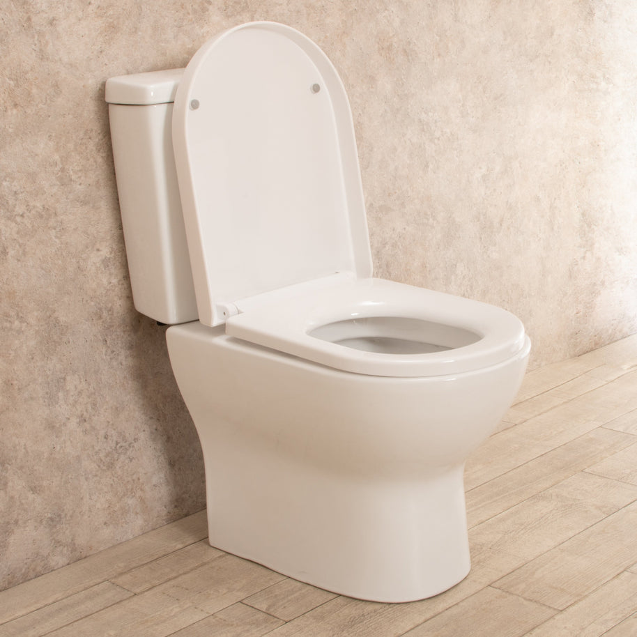 WC con Cassetta Esterna Comfort con Scarico a Pavimento L36xP68xA79cm