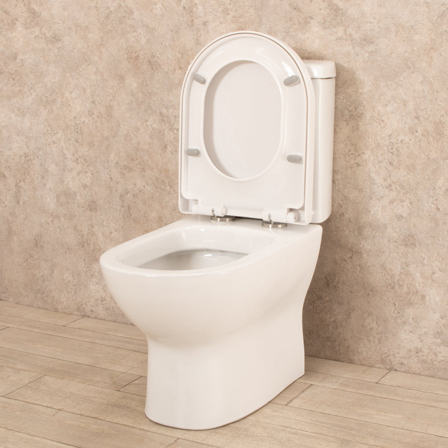 WC con Cassetta Esterna Comfort con Scarico a Pavimento L36xP68xA79cm
