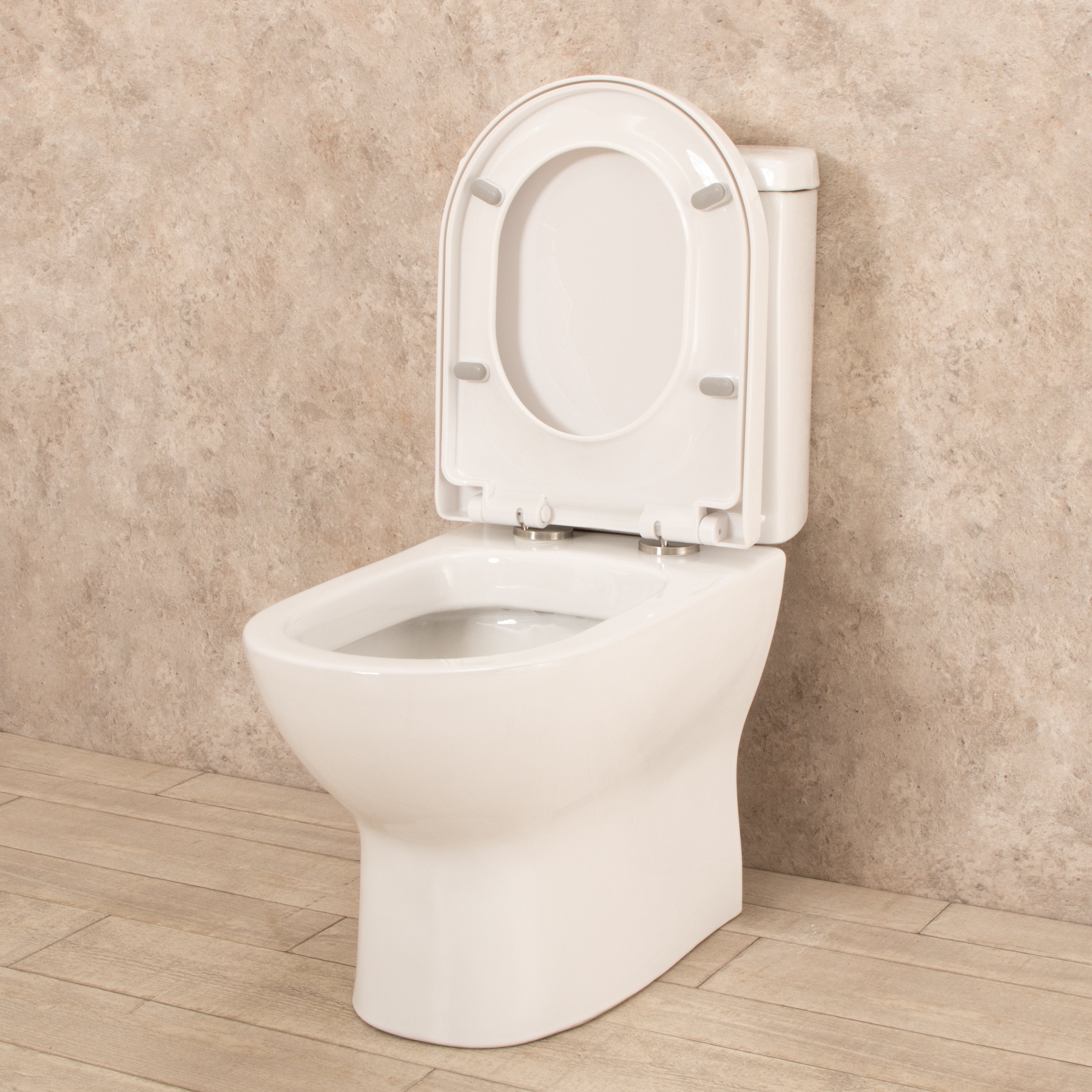WC con Cassetta Esterna Comfort con Scarico a Pavimento L36xP68xA79cm