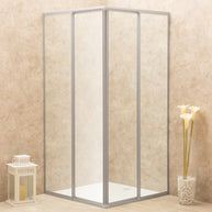 Cabina Doccia Regolabile 6mm 70x85 Reversibile Trasparente