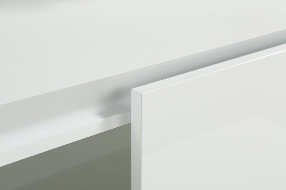 Mobile Arredo Bagno Easy White 80 cm Sospeso Bianco Moderno