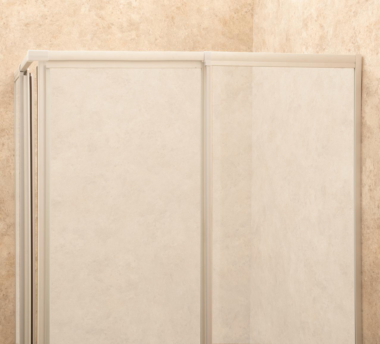 Box Doccia Regolabile Reversibile 71x87cm Vetro Satinato 6mm Angolare