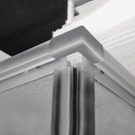 Box Doccia Regolabile 6mm 71x90 Reversibile Vetri Satinati