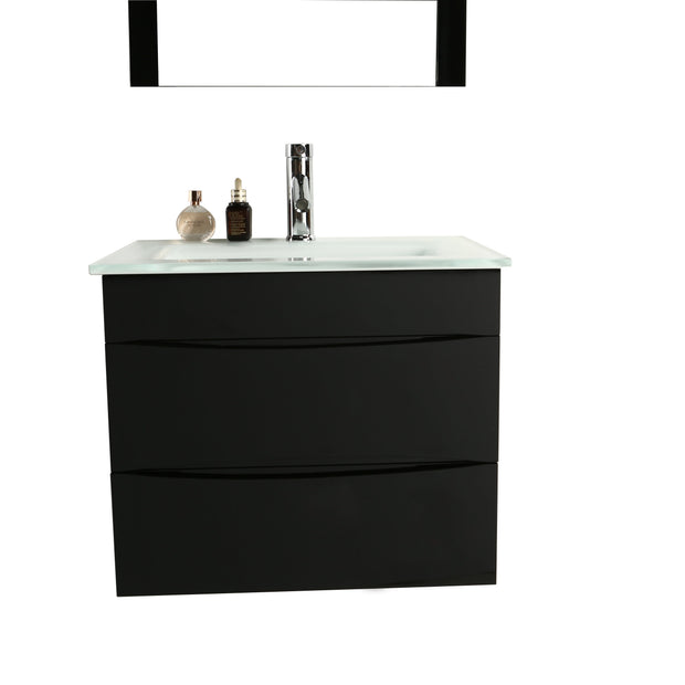 Mobile Arredo Bagno Easy 60cm Nero Moderno Sospeso