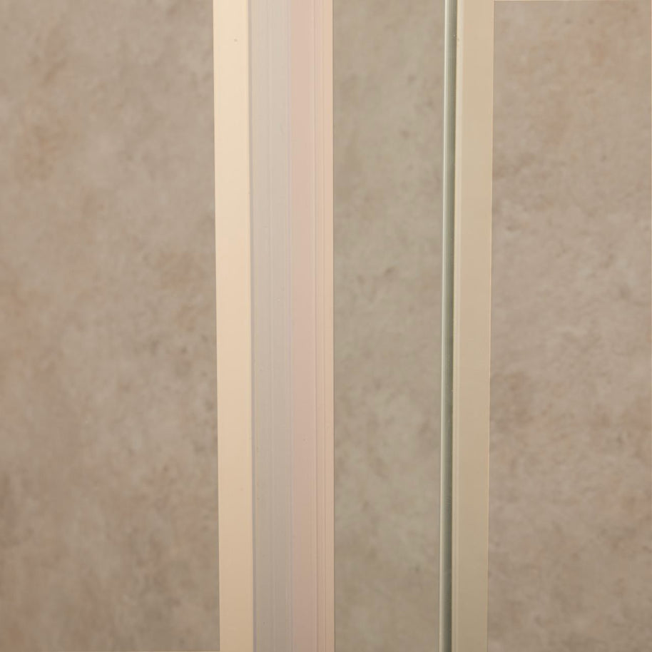 Box Doccia Regolabile 6mm 72x74 cm Reversibile Vetri Fume'
