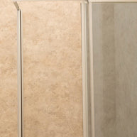 Box Doccia Regolabile Reversibile 74x74cm Vetro 6mm Fume' Angolare