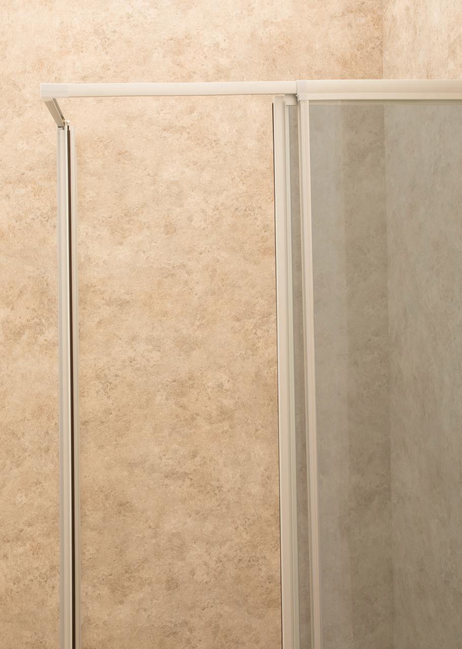 Box Doccia Regolabile Reversibile 78x87cm Vetro 6mm Fume' Angolare