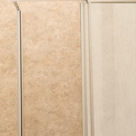 Box Doccia Regolabile Reversibile 79x80cm Vetro Satinato 6mm Angolare