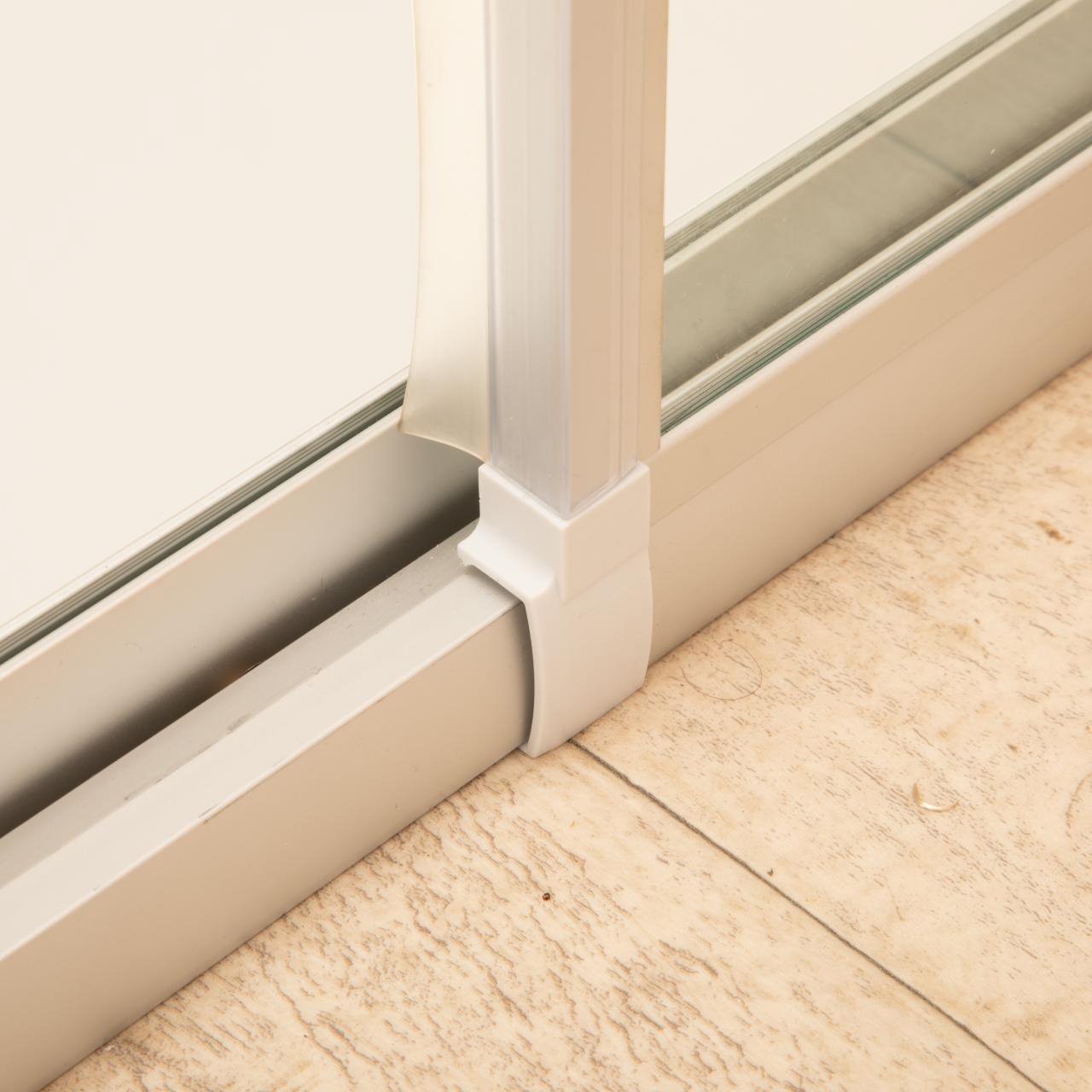 Box Doccia Regolabile Reversibile 79x84cm Vetro Satinato 6mm Angolare