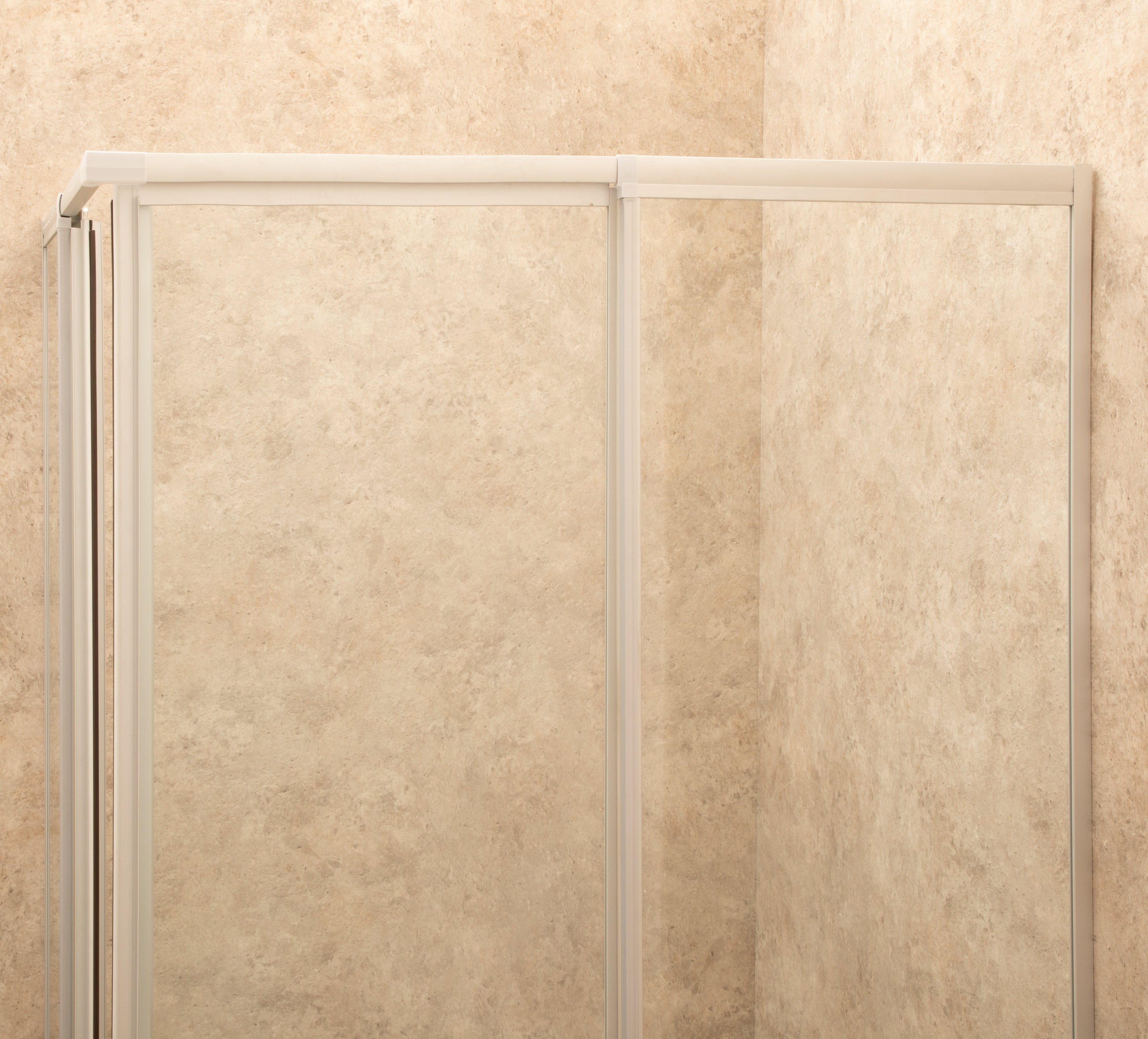 Box Doccia Regolabile Reversibile 80x80cm Vetro 6mm Trasparente