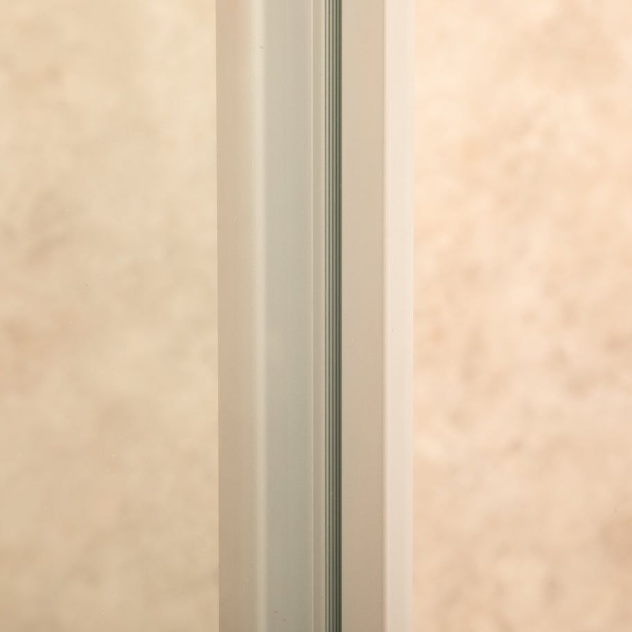 Box Doccia Regolabile Reversibile 80x84cm Vetro 6mm Trasparente