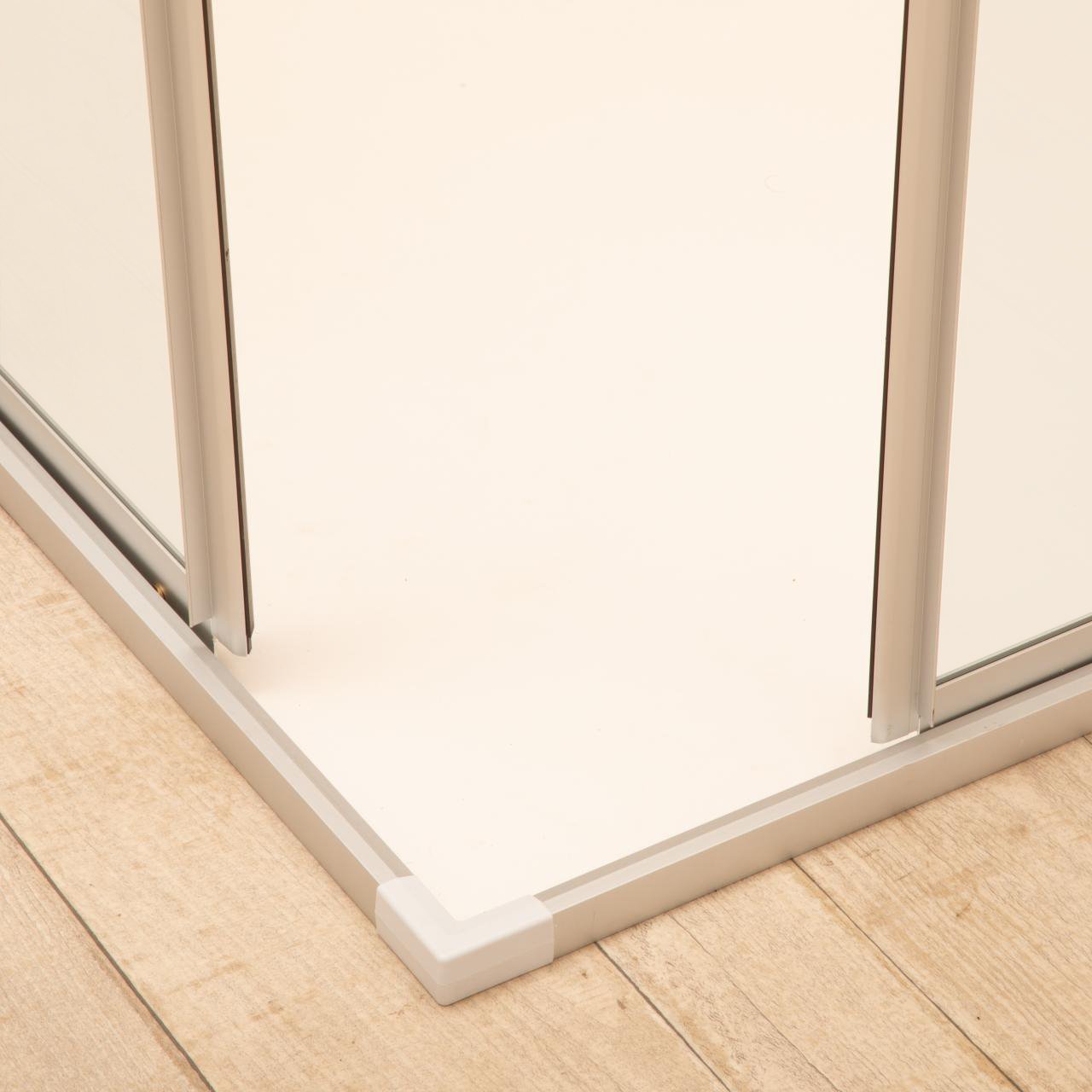 Box Doccia Regolabile Reversibile 81x88cm Vetro Satinato 6mm Angolare