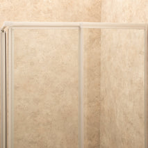 Box Doccia Regolabile Reversibile 82x83cm Vetro 6mm Trasparente