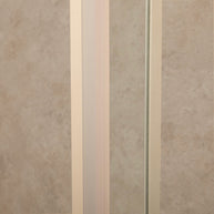 Box Doccia Regolabile Reversibile 82x86cm Vetro 6mm Fume' Angolare