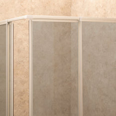 Box Doccia Regolabile Reversibile 86x86cm Vetro 6mm Fume' Angolare