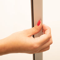 Box Doccia Regolabile Reversibile 86x86cm Vetro 6mm Fume' Angolare