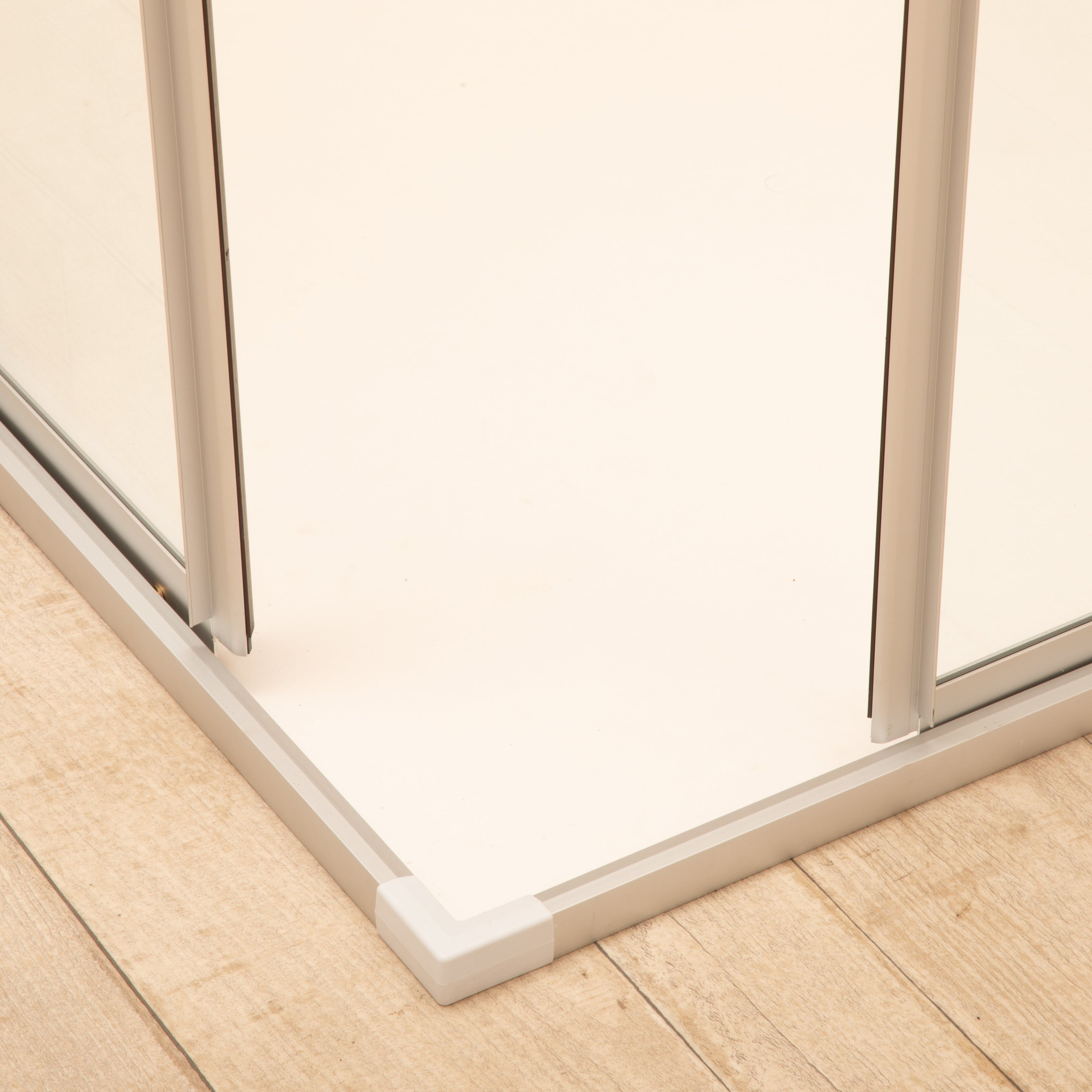 Box Doccia Regolabile Reversibile 89x90cm Vetro 6mm Trasparente