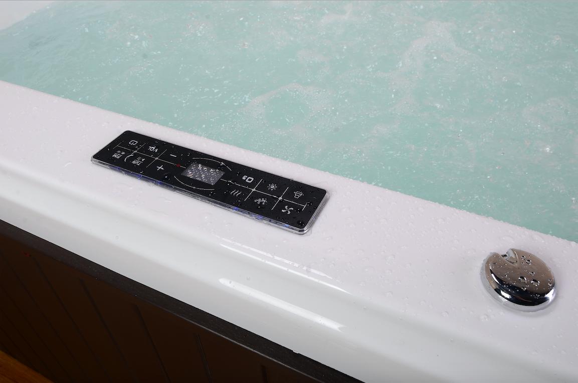 Minipiscina Vasca Idromassaggio SPA Enjoy- Grey 191x156 cm da Esterno